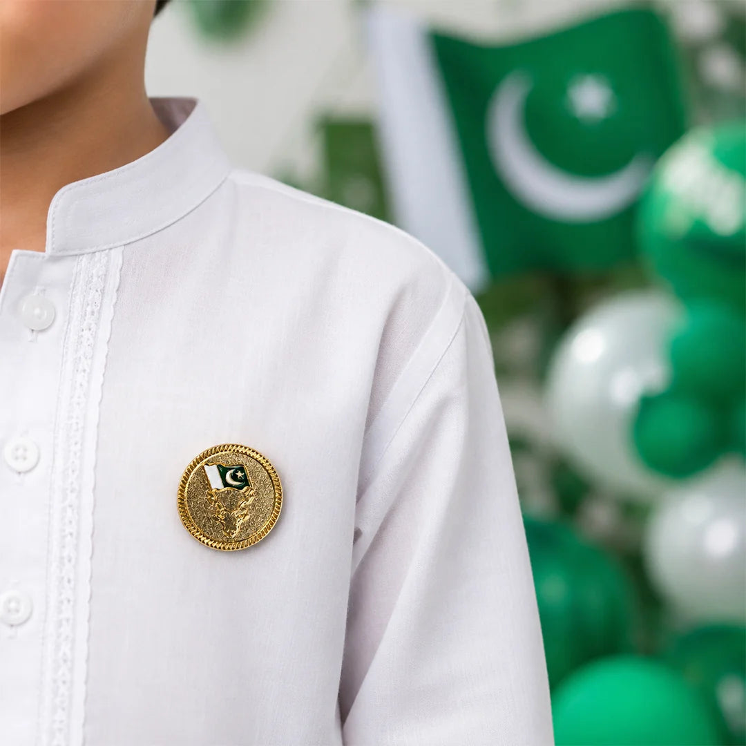 Pack of 12 - Markhor Golden Badges