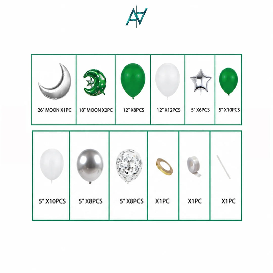 Happy Independence Day Balloon Kit for Decoration