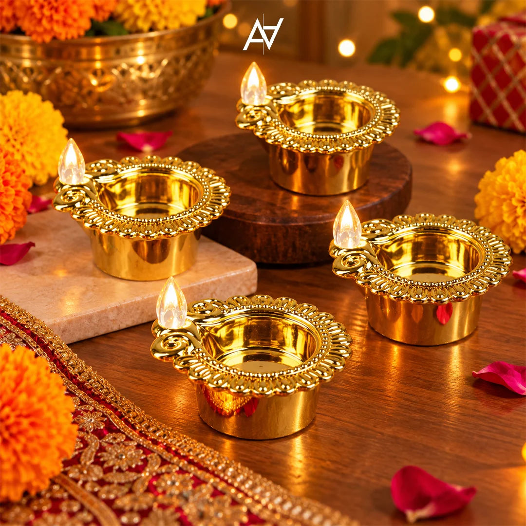 LED Diya Flameless Light
