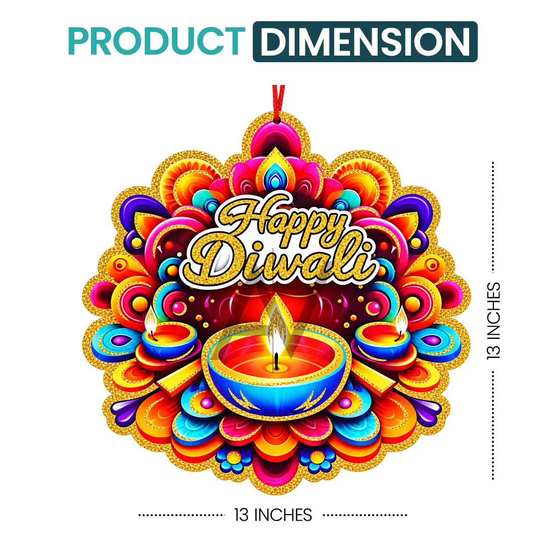 Diwali Wall Hangings Decoration – Happy Diwali Decorative Hanging