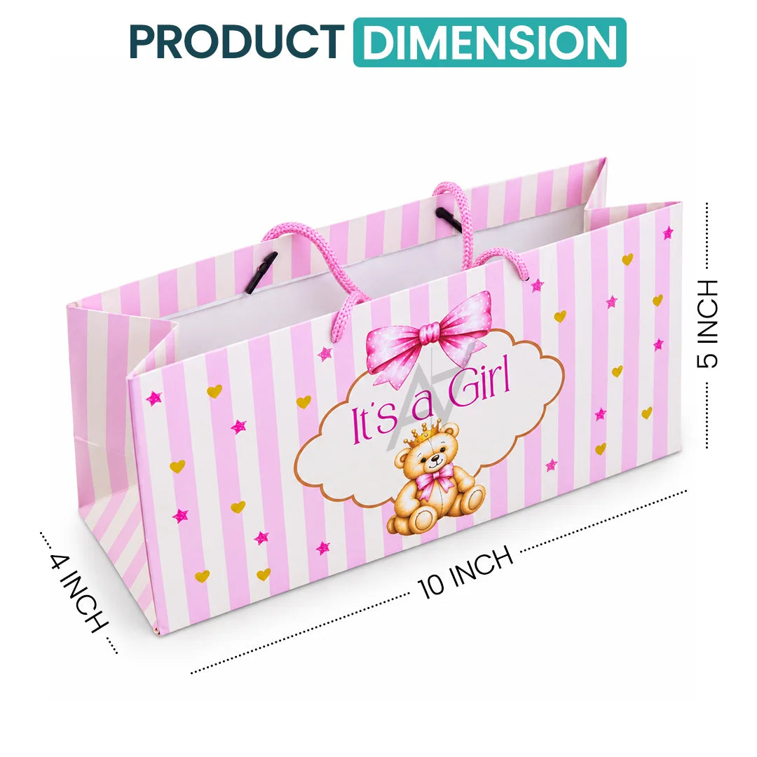 Baby Shower Gift Box & Bag – It's a Boy / It's a Girl Birth Announcement Favors