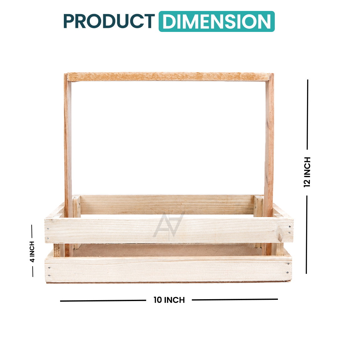 Wooden Basket - 3 Pcs Set