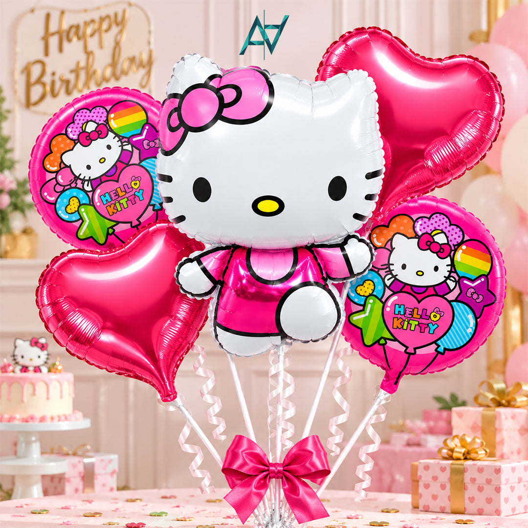 Hello Kitty Foil Balloon Set