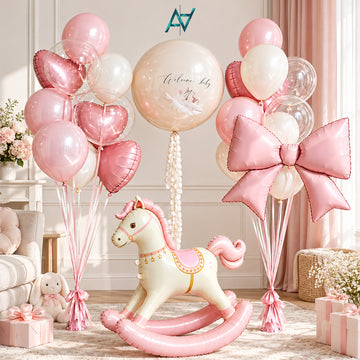 Horse Foil Balloons Kit - 22 pcs kit
