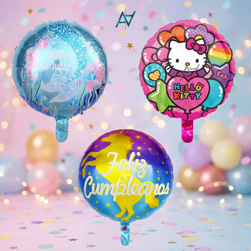 Hello Kitty - Happy Birthday Foil Balloon