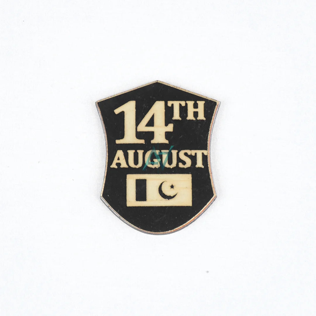 14th August Badges - Pack of 6