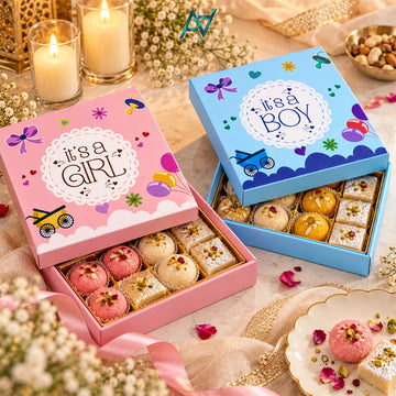 Baby Announcement Gift Box – It's a Boy & It's a Girl Gift Packaging Box