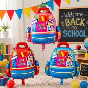 School Bag Foil Balloon
