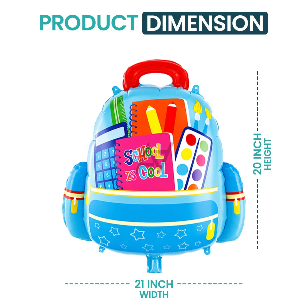 School Bag Foil Balloon