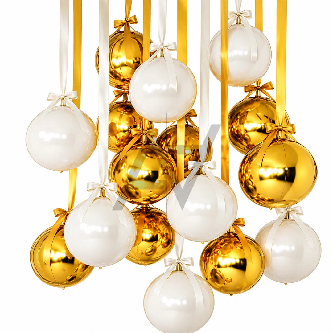 Hanging Balloon Decoration Kit with Satin Bows & Ribbons