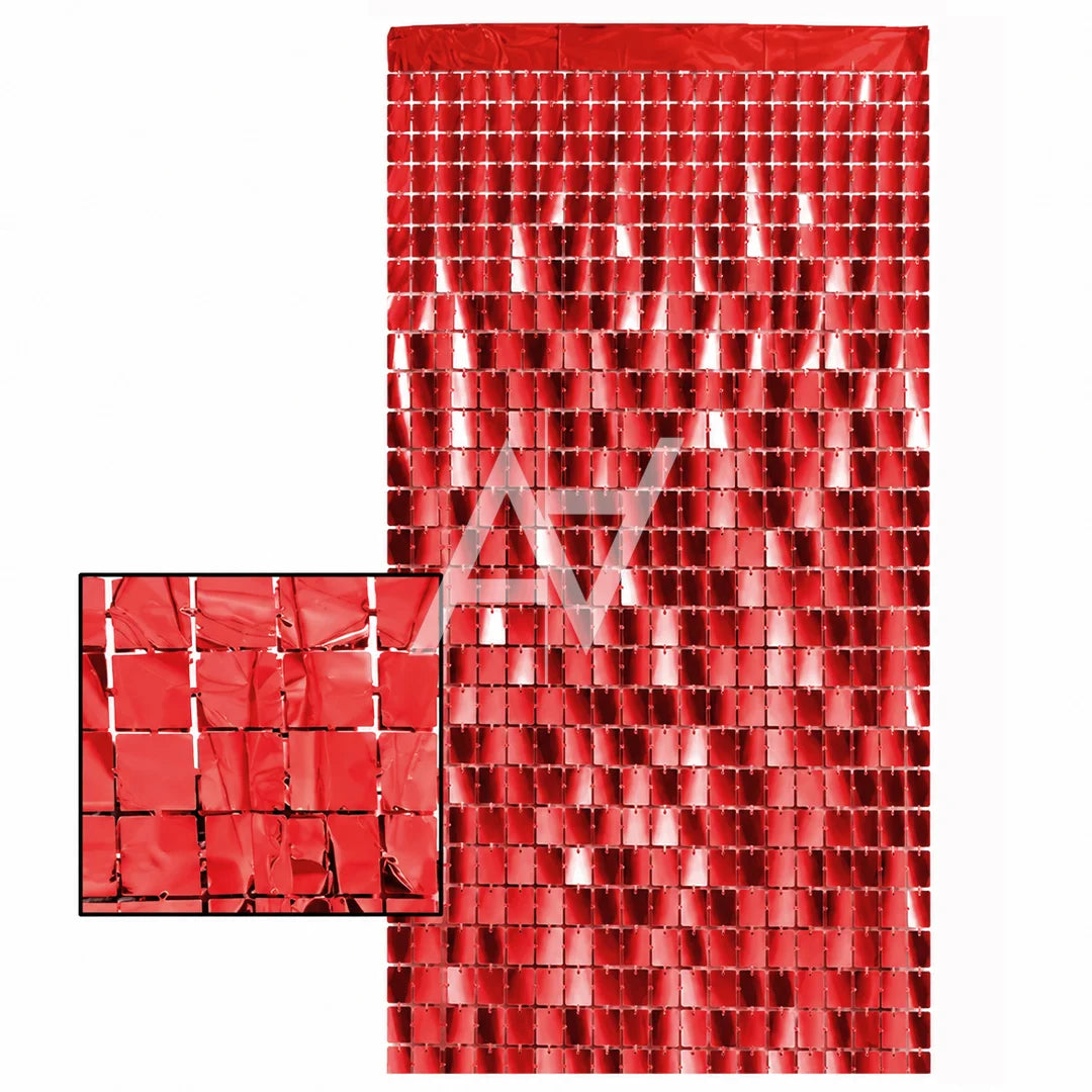Small Box Foil Curtains