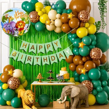 Jungle Theme Birthday Decoration Kit
