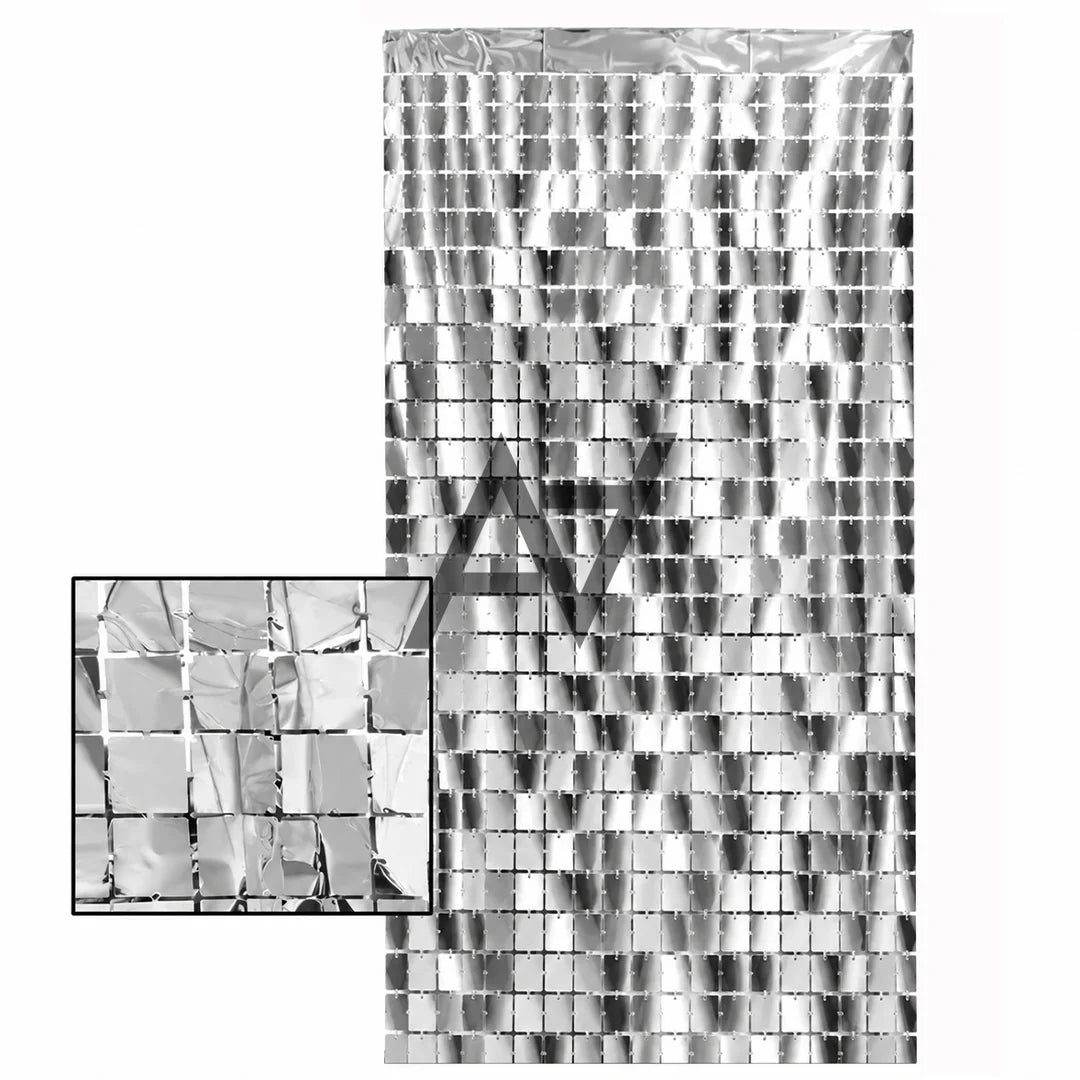 Small Box Foil Curtains