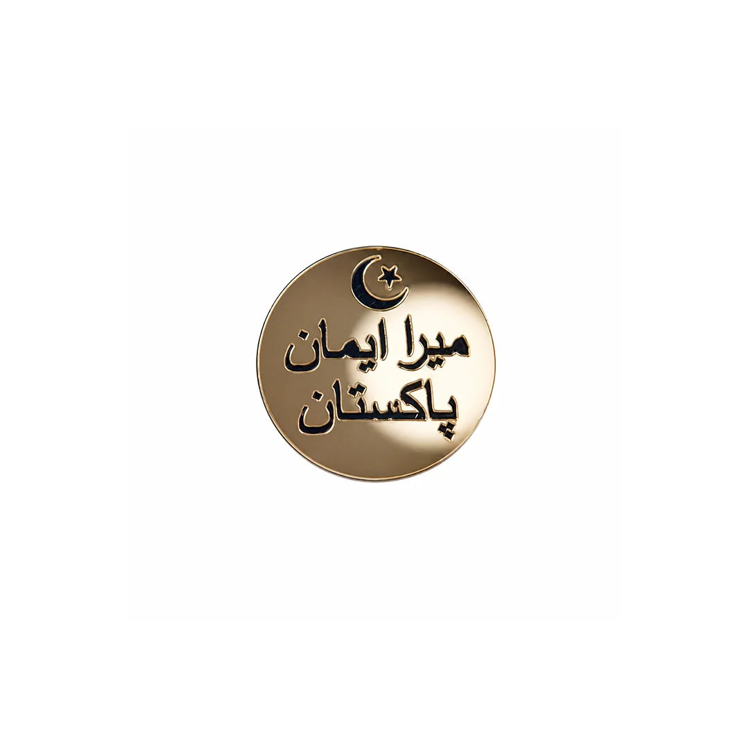 Acrylic Golden Badges