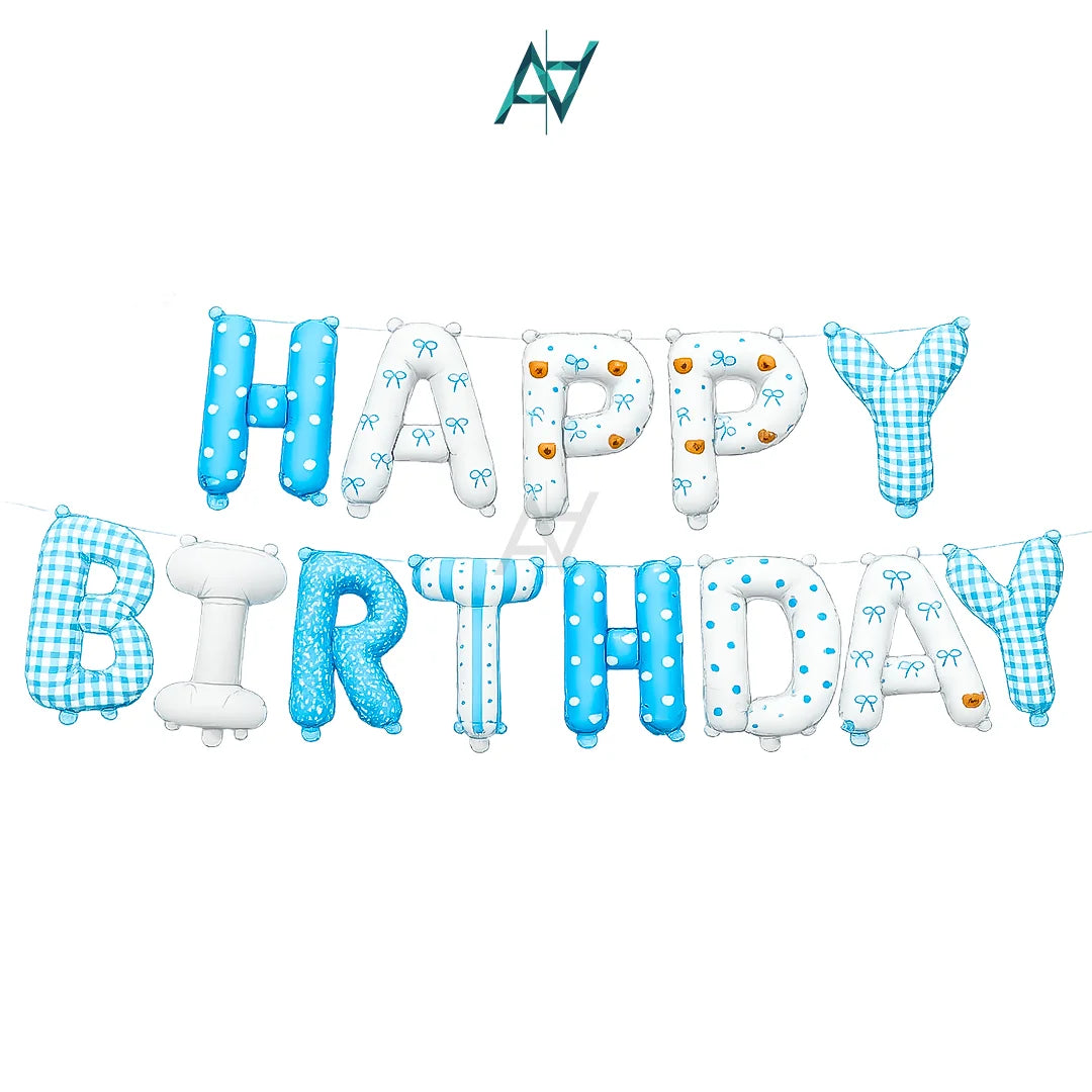 Happy Birthday Foil Balloons - Multiple Themes