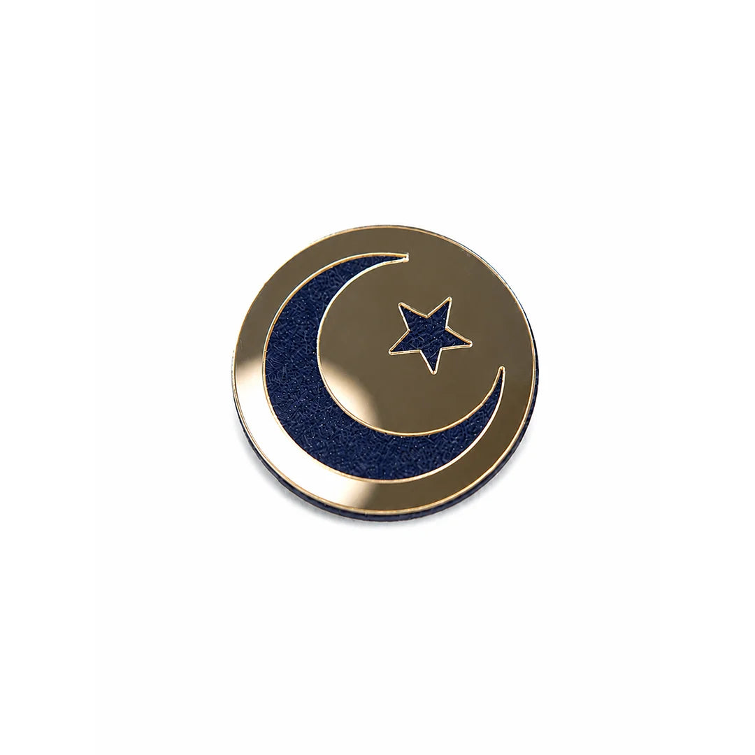 Acrylic Golden Badges