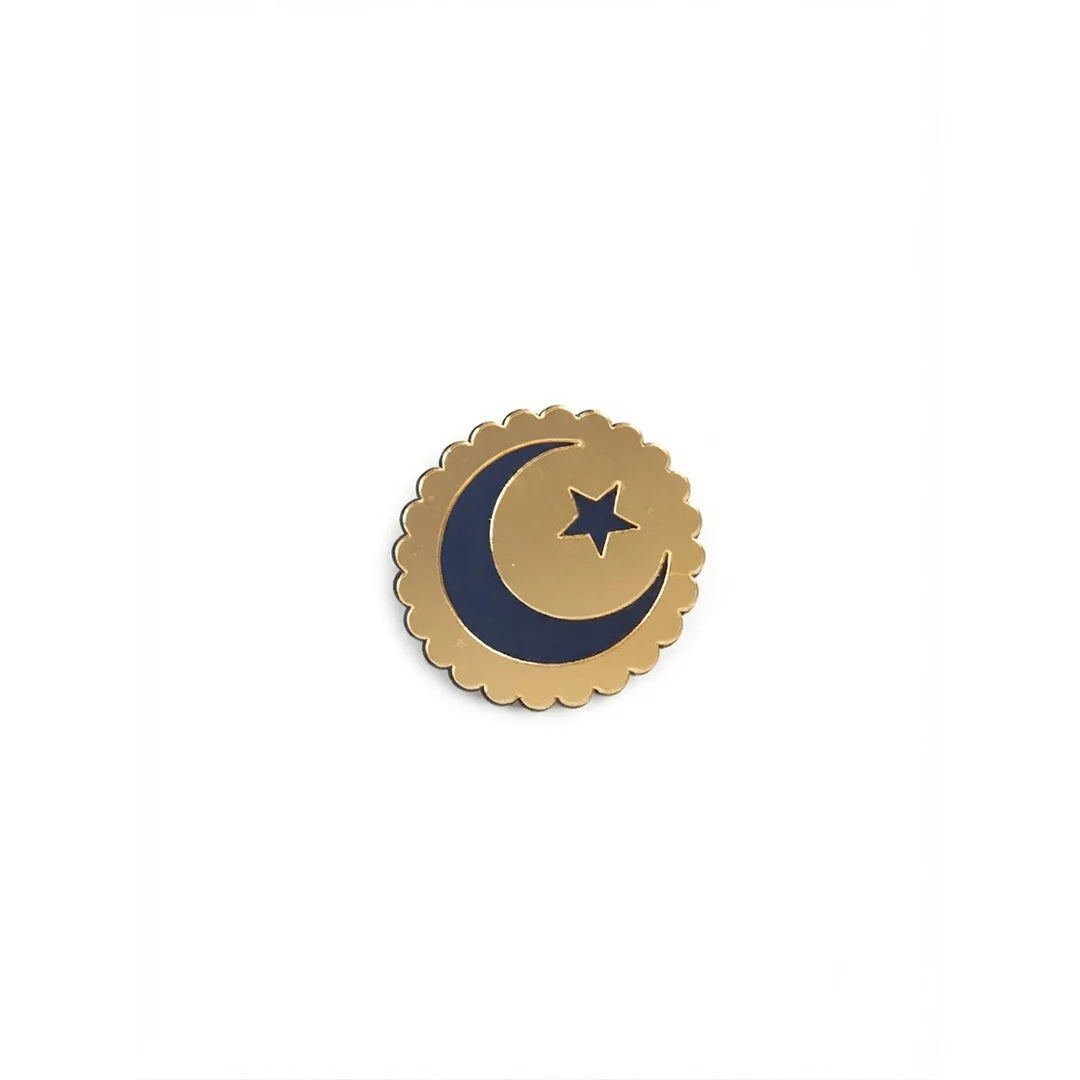 Acrylic Golden Badges