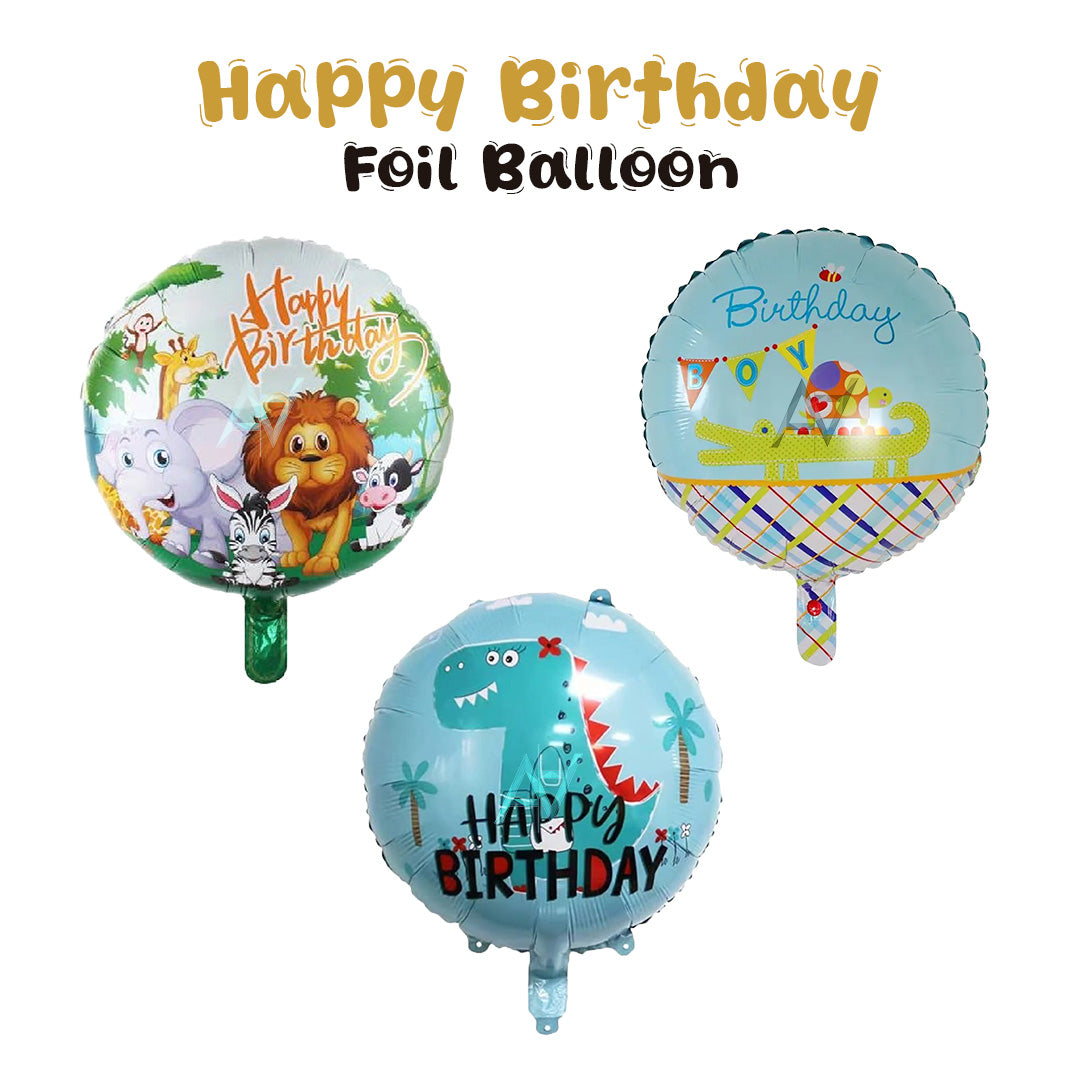 Happy Birthday Foil Balloons