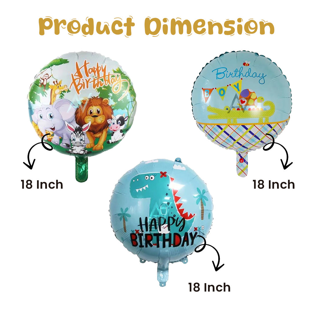 Happy Birthday Foil Balloons