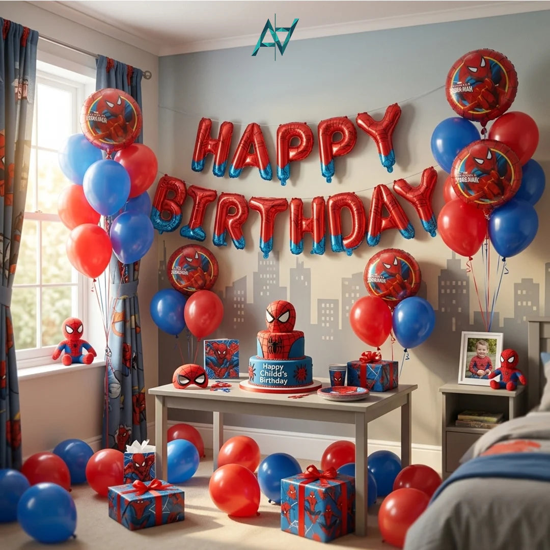 Happy Birthday Foil Balloons - Multiple Themes
