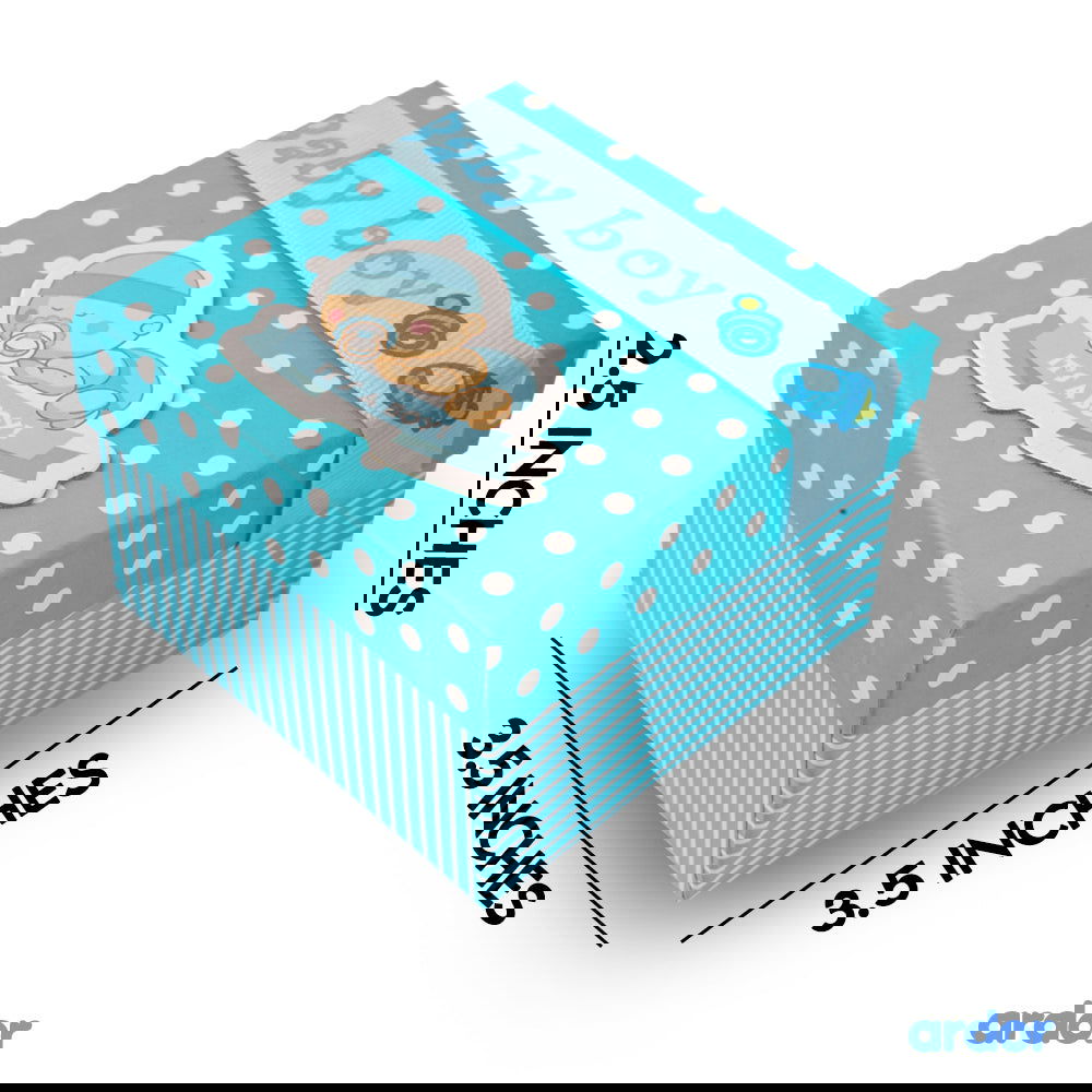 Baby Boy - 250 Grams Birth Announcement Mithai Boxes - ardor