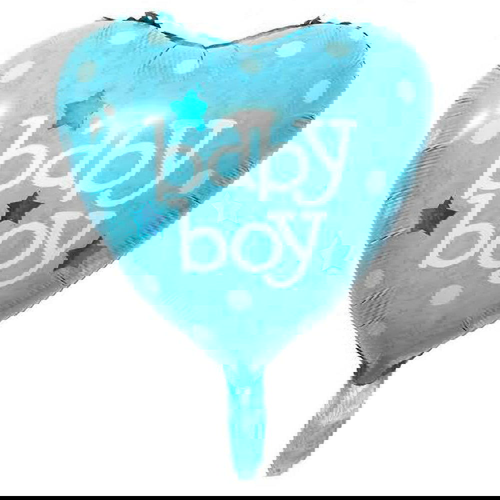 Baby Boy Heart Foil Balloons - ardor