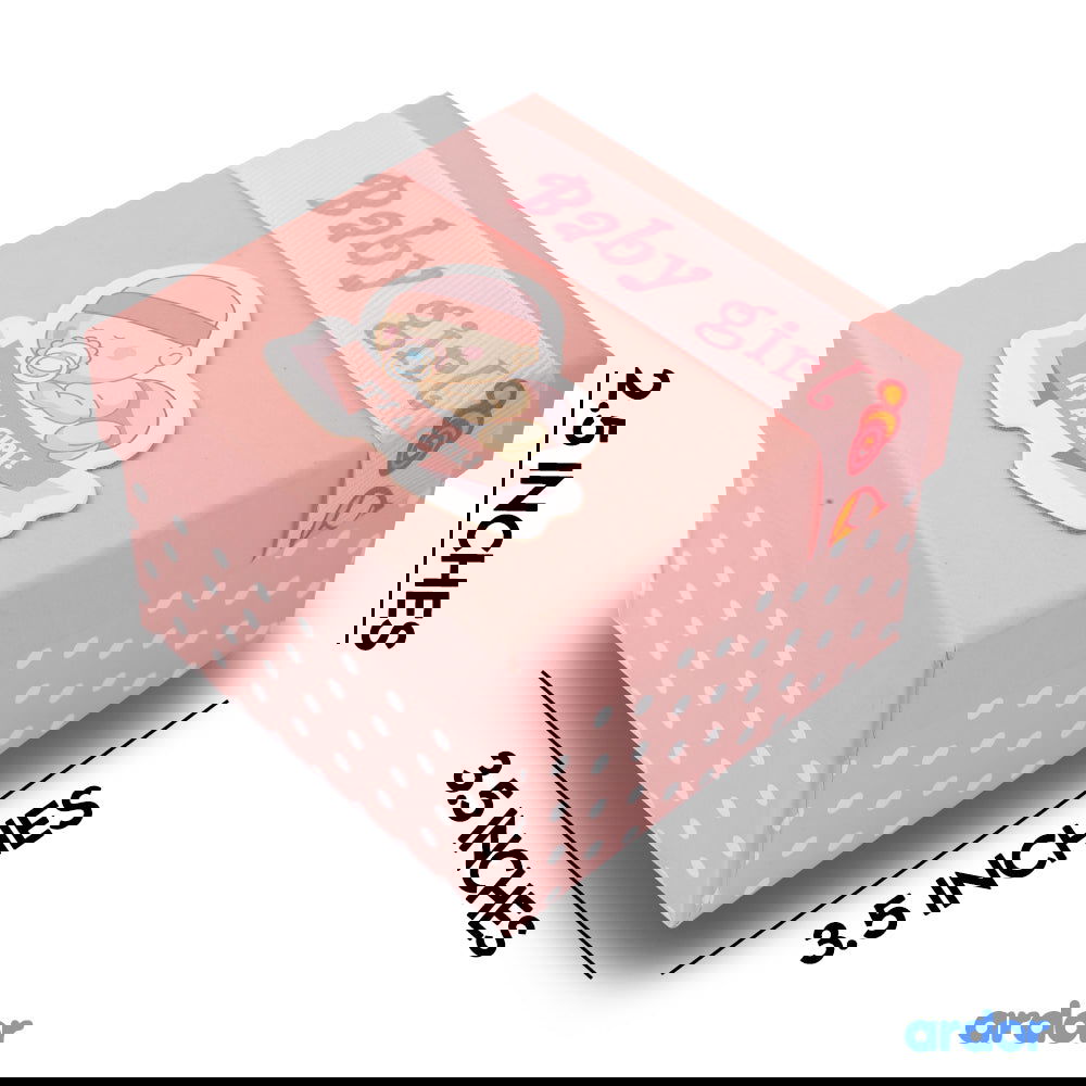 Baby Girl - 250 Grams Birth Announcement Mithai Boxes - ardor