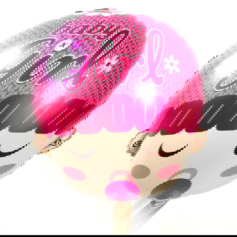 Baby Girl Face Foil Balloons - ardor