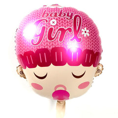 Baby Girl Face Foil Balloons - ardor