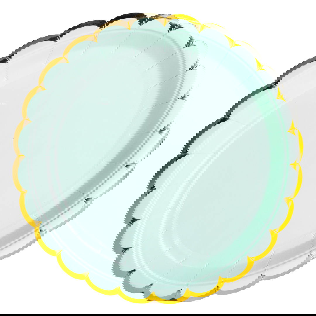 Baby Green Paper Plates - ardor