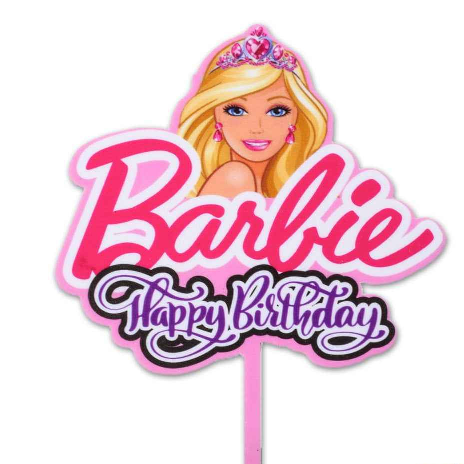 Barbie Theme Cake Topper
