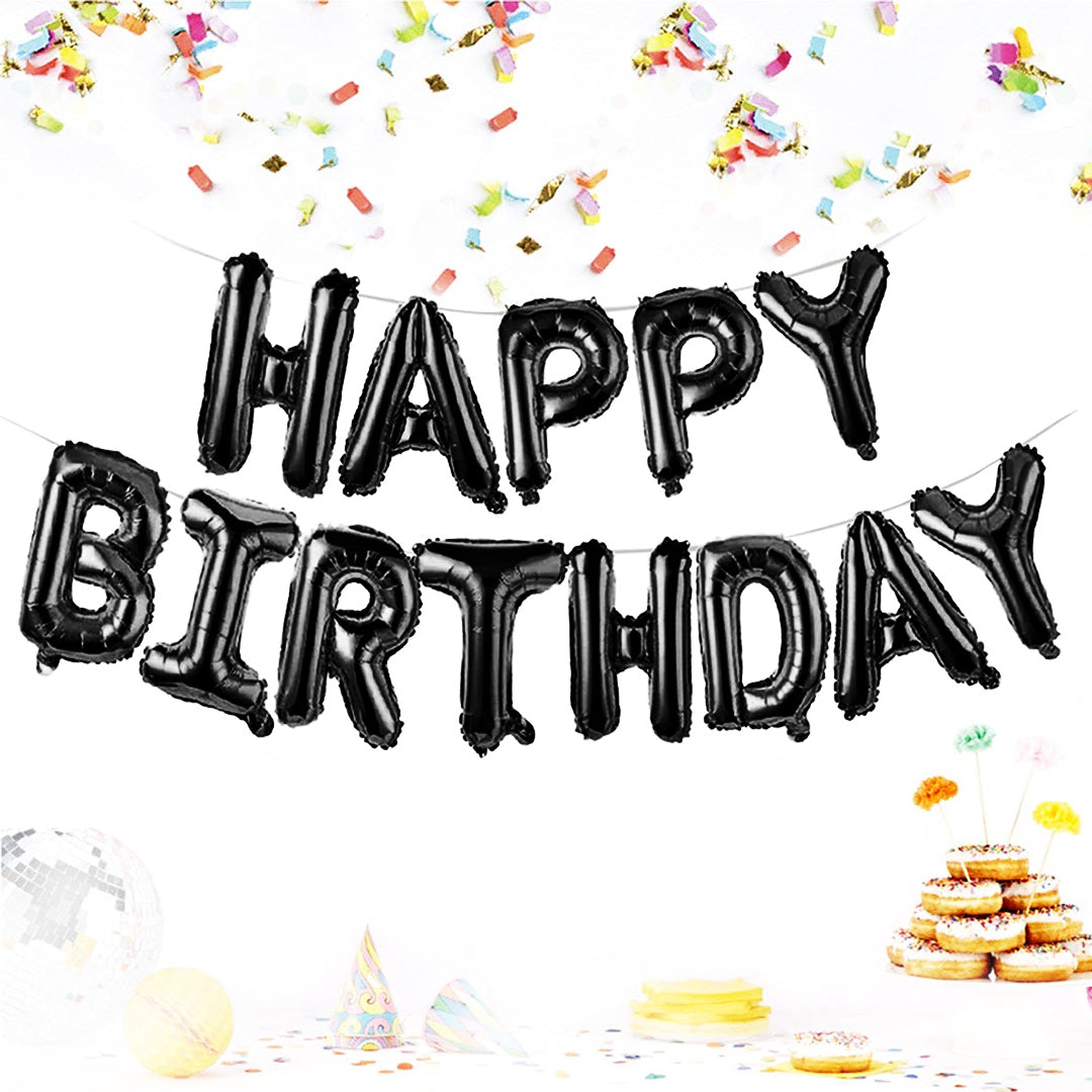 Happy Birthday Foil Balloons Set