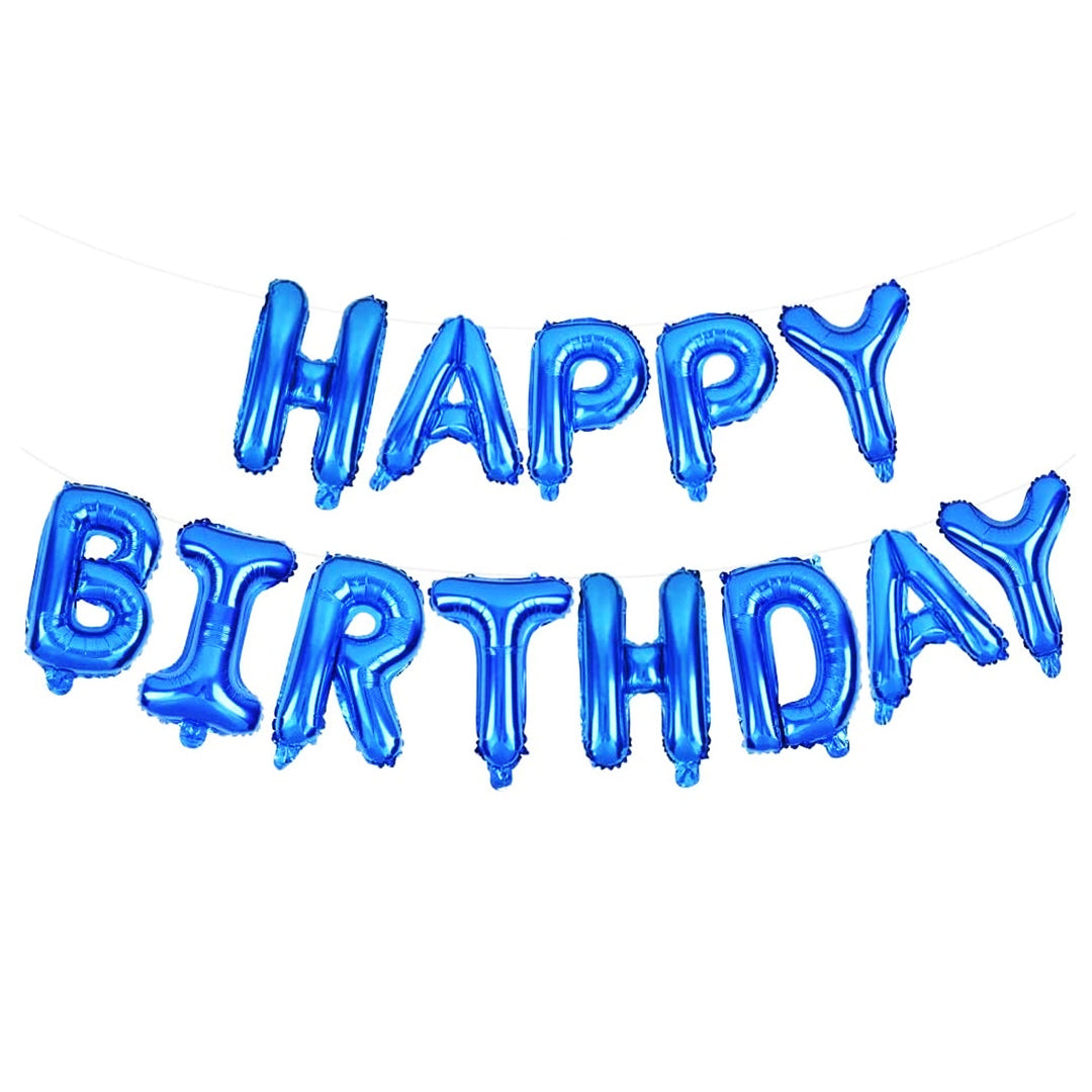 Happy Birthday Foil Balloons Set