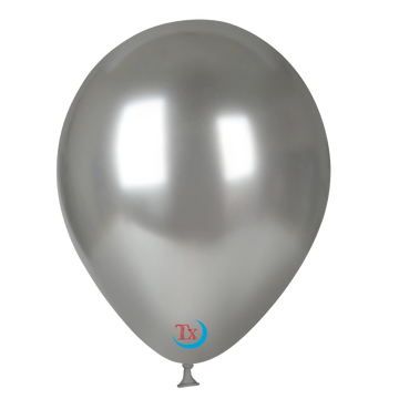 Silver Chrome Latex Balloon
