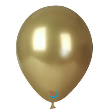 Light Golden Chrome Latex Balloon