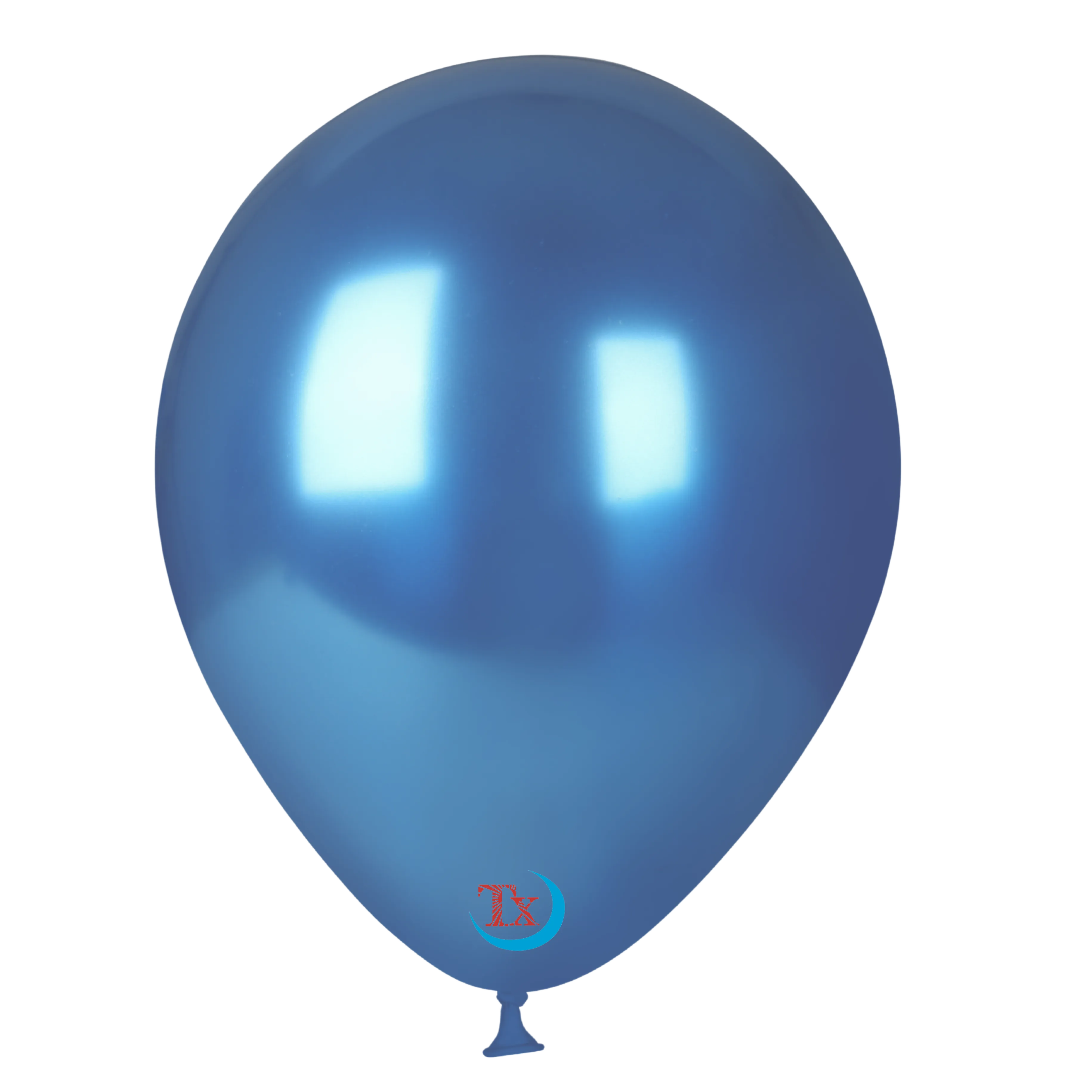 Blue Chrome Latex Balloon