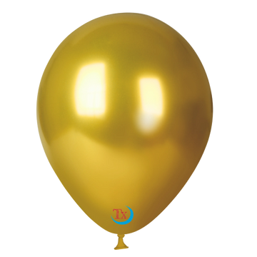 Golden Chrome Latex Balloon