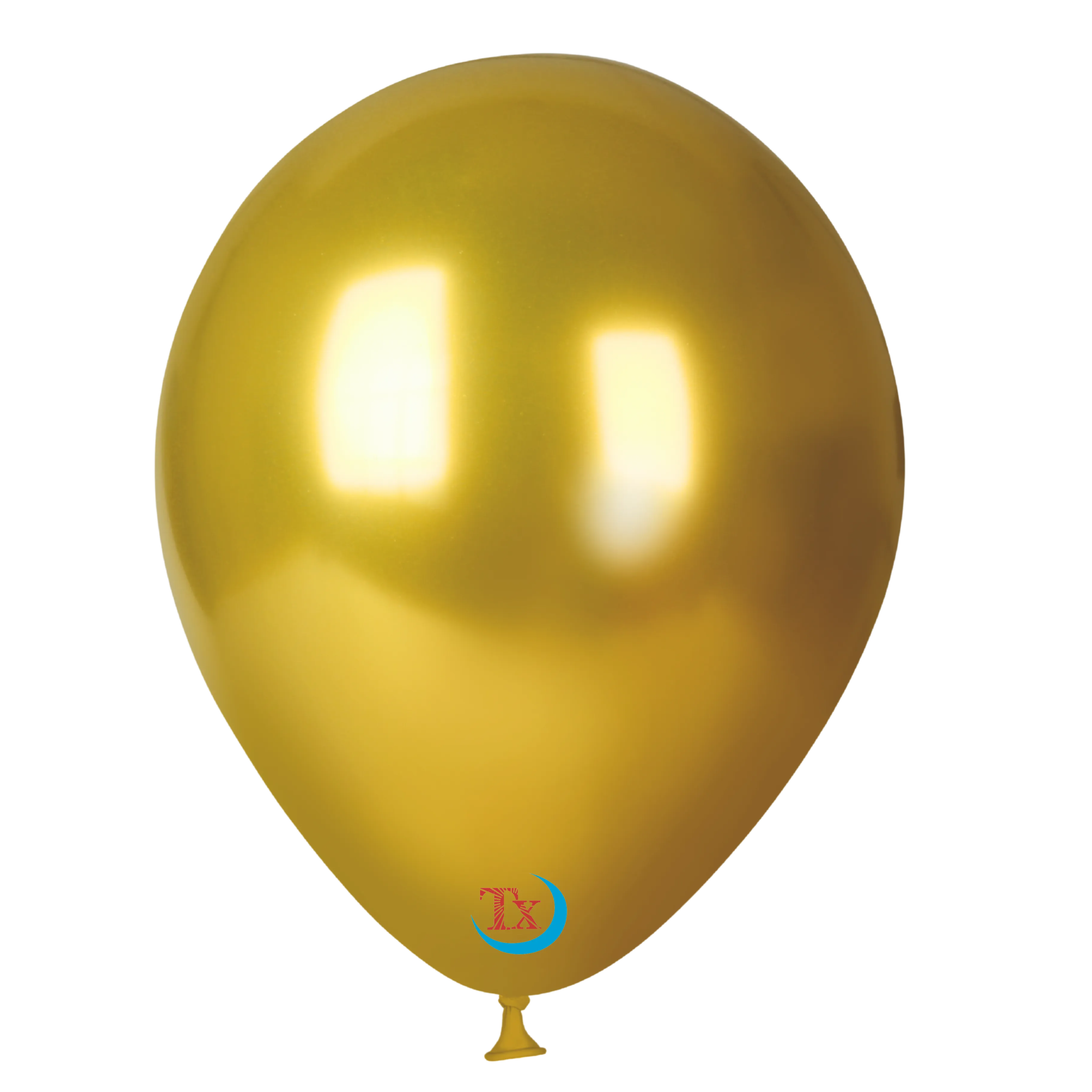 Golden Chrome Latex Balloon