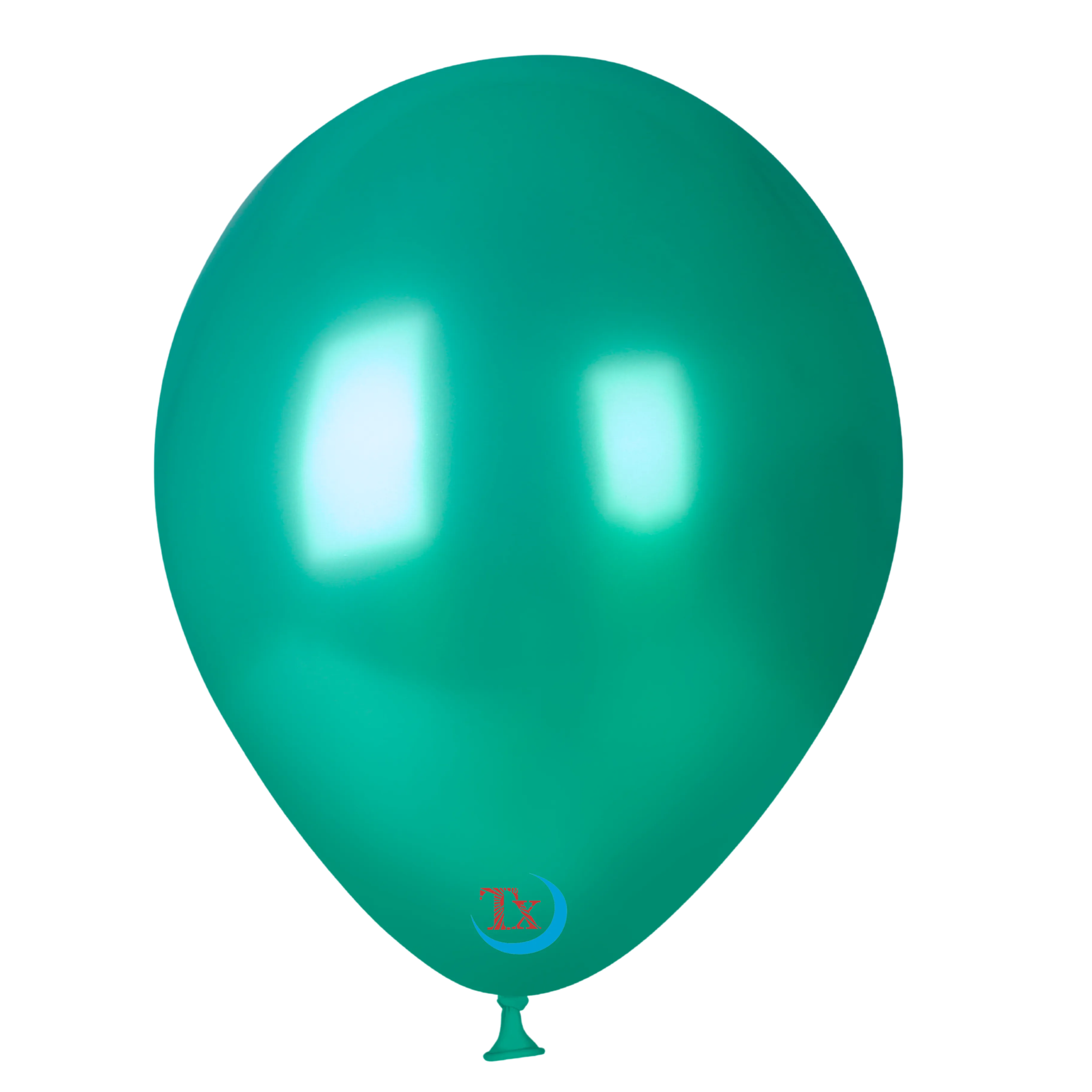 Peacock Green Chrome Latex Balloon