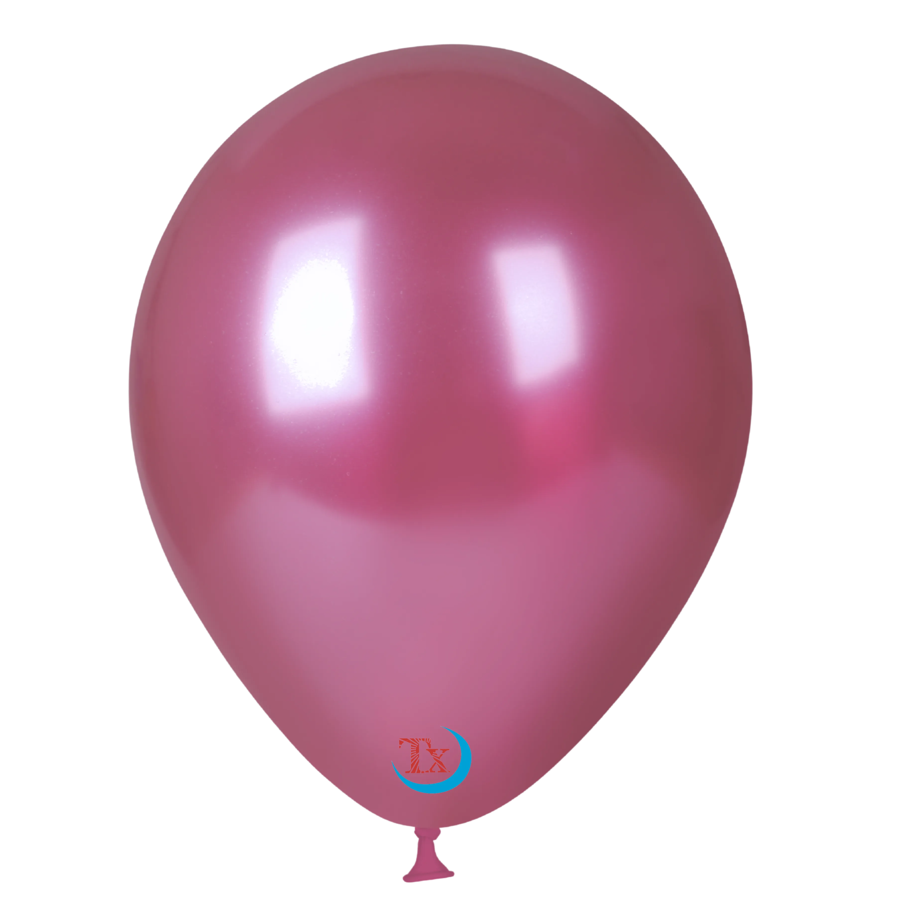Pink Chrome Latex Balloon