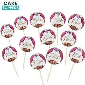 Cake Toppers - Dholki Date Fix Baat Pakki Toppers