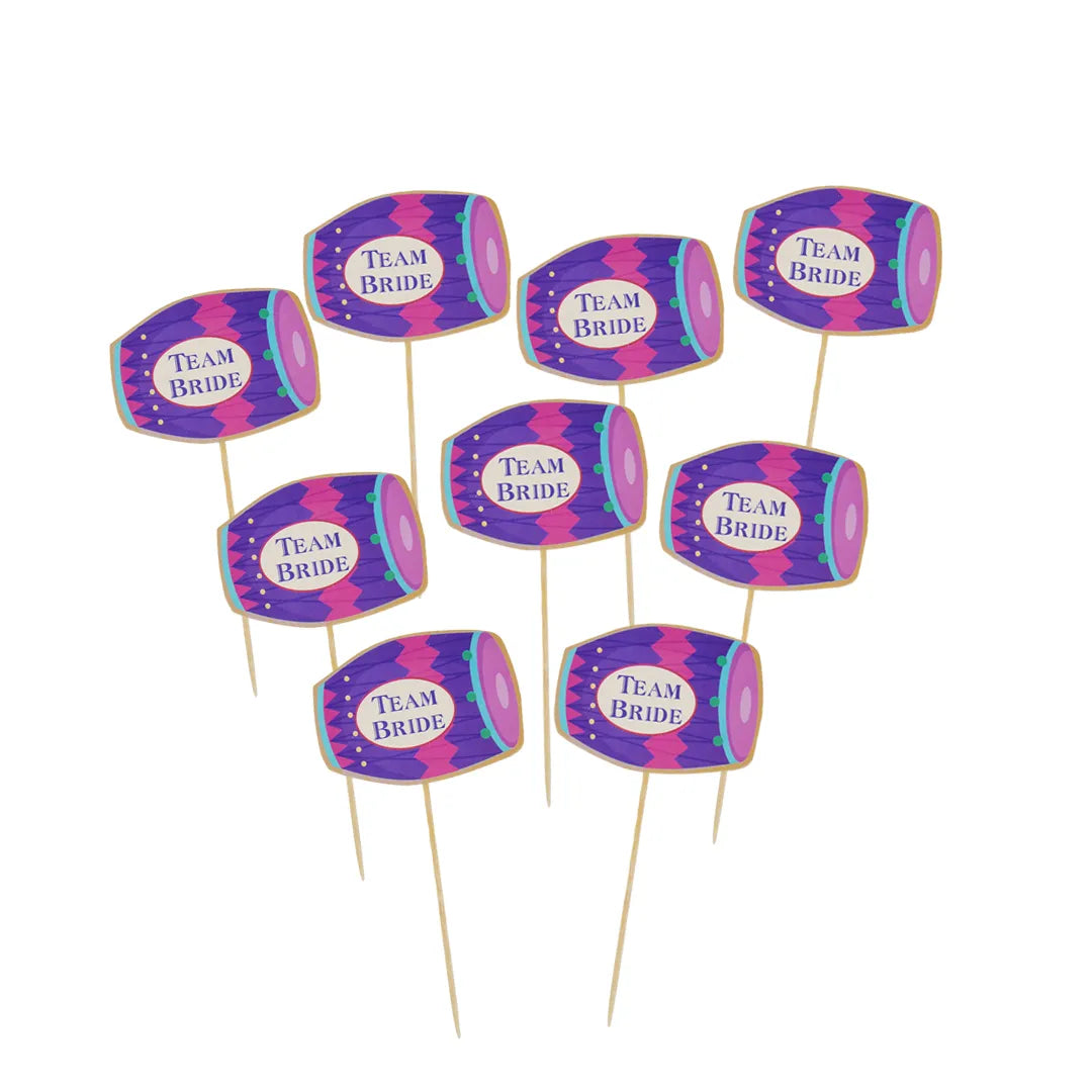 Cake Toppers Dhol Shape