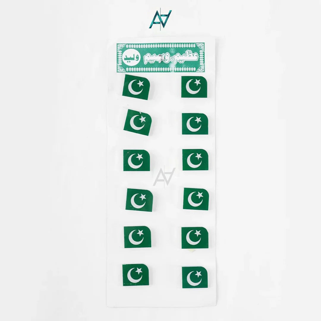 Pakistani Flag Badges