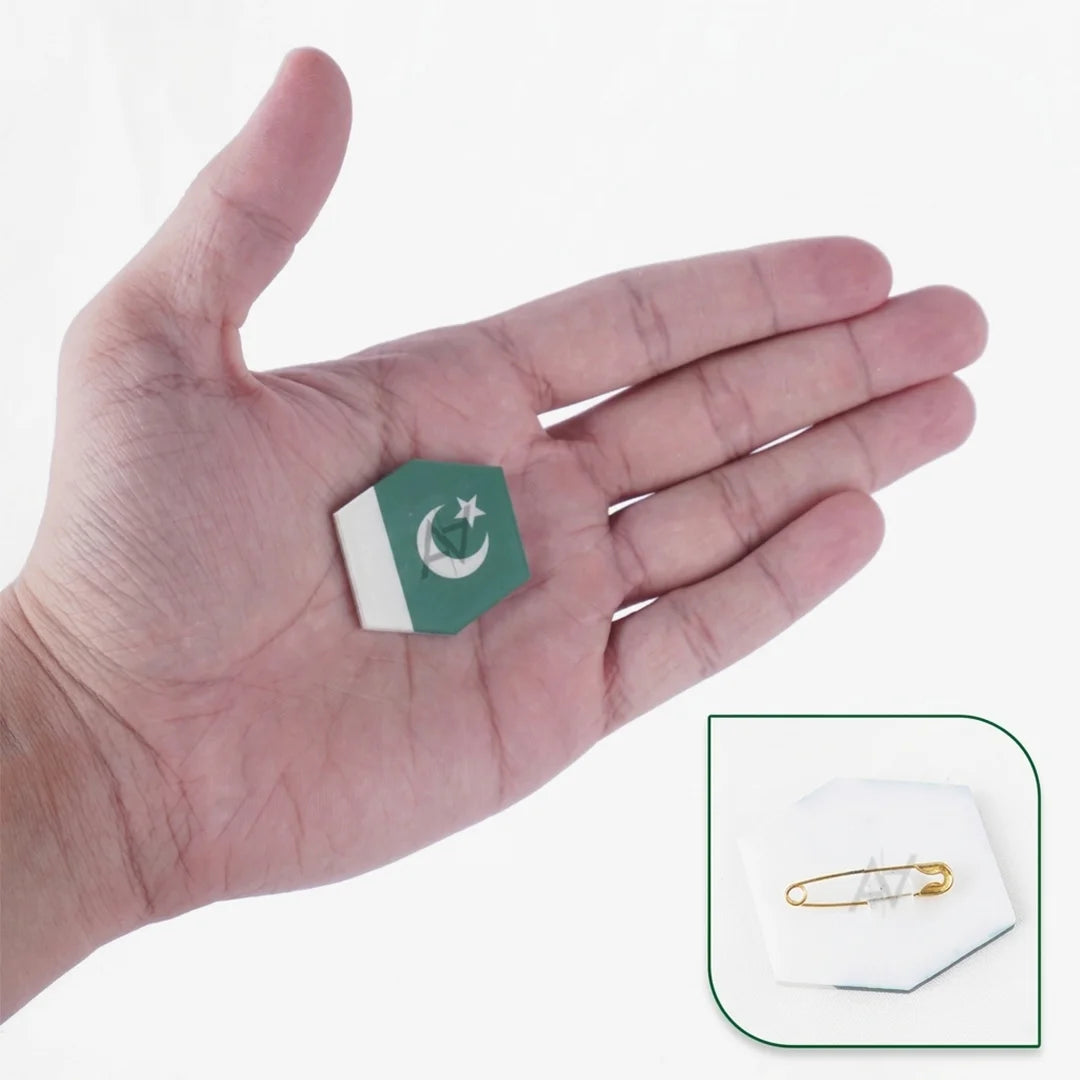 Pakistani Flag Badges