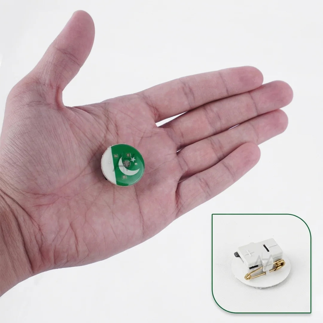 Pakistan Day - LED Light Badges