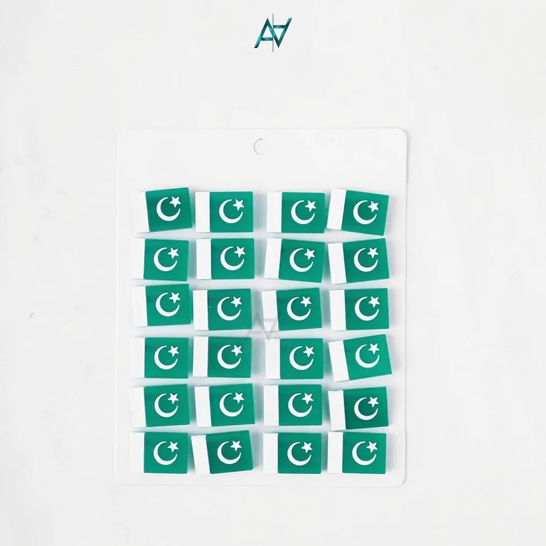 Pakistan Day Flag Badges