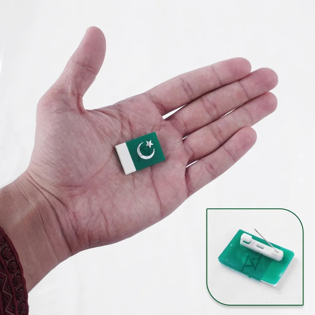 Pakistan Day Flag Badges