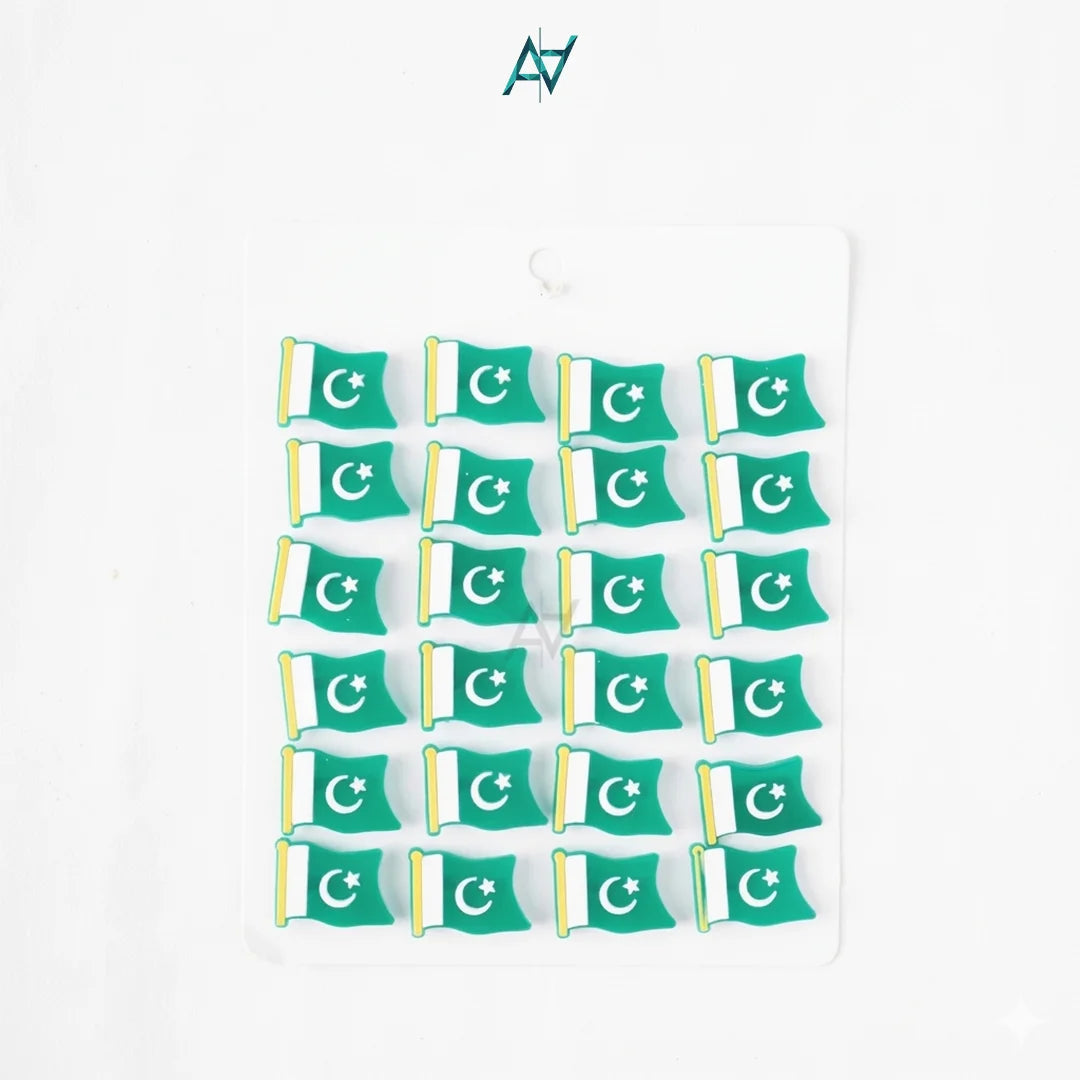 Pakistani Flag Badges