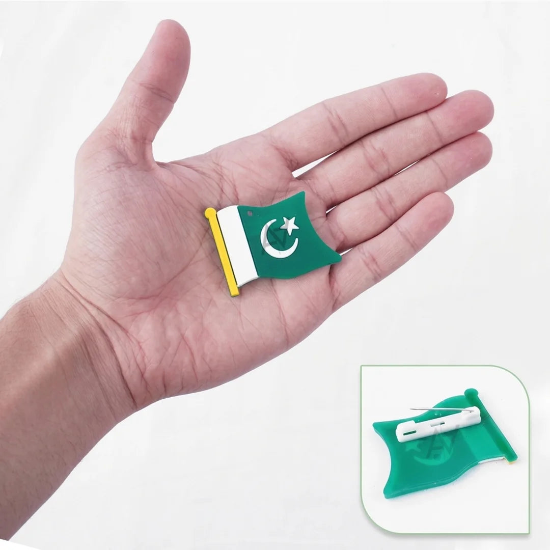 Pakistani Flag Badges