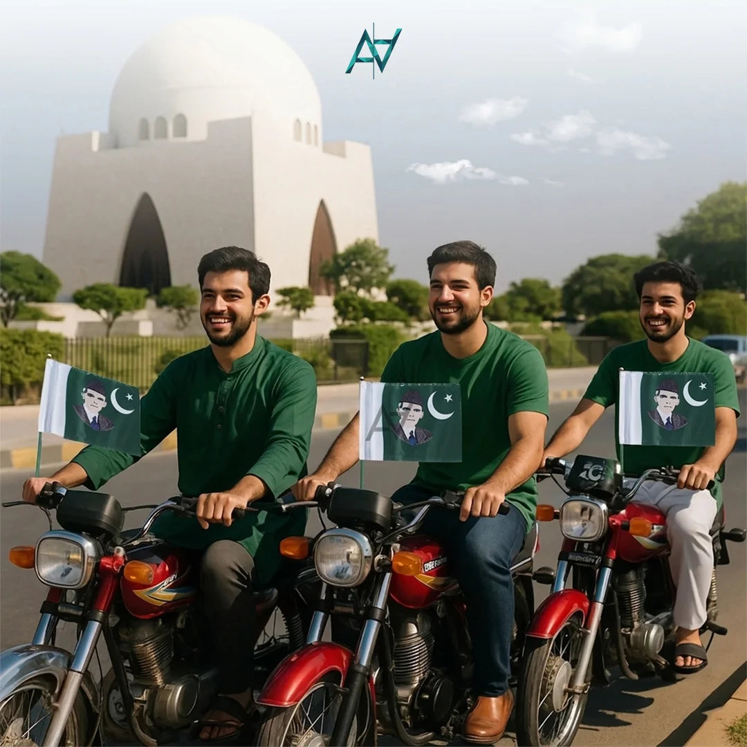 Pakistan Flag Holdable Flag